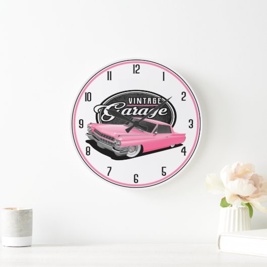  roze autobus grote klok (Huis)