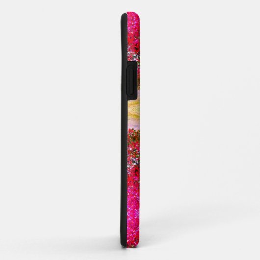 Roze Autumn landschap, roze bladeren Case-Mate iPhone Case (Achterkant/rechts)