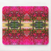 Roze Autumn landschap, roze bladeren Muismat (Voorkant)