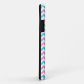  roze, auve, Turquoise, witte Chevrons Case-Mate iPhone Case (Achterkant/rechts)
