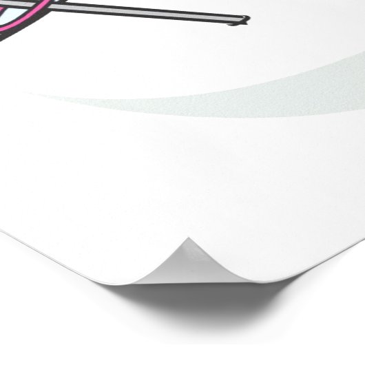 Roze Avalanche Poster (Hoek)