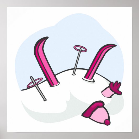 Roze Avalanche Poster (Voorkant)