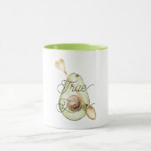 Roze Avocado Hart Lepel Mok (Midden)