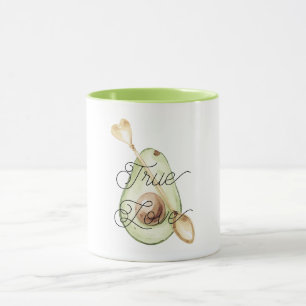 Roze Avocado Hart Lepel Mok