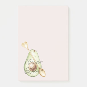 Roze Avocado Hart Lepel  Post-it® Notes