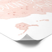 Roze avontuur wacht op Kinder decor van Amerikaans Poster (Hoek)