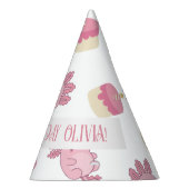 Roze Axolotl Kinder Laten we Alotl Fun Birthday Feesthoedjes (Rechts)