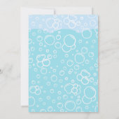 Roze Axolotl Meisje 1e Verjaardagsfeest Kaart (Achterkant)