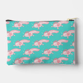 Roze Axolotl Patroon Etui (Achterkant)