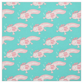 Roze Axolotl Patroon Stof