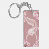 Roze Axolotl Sleutelhanger (Voorkant Links)