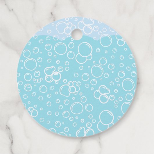 Roze Axolotl verjaardagsfeestje Bedankjes Labels (Achterkant)