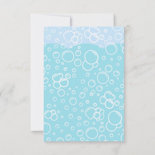 Roze Axolotl verjaardagsfeestje Bedankkaart (Achterkant)