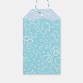 Roze Axolotl verjaardagsfeestje Cadeaulabel (Achterkant)