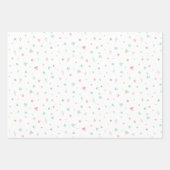 Roze Axolotl verjaardagsfeestje Inpakpapier Vel (Voorkant)