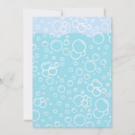 Roze Axolotl verjaardagsfeestje Kaart (Achterkant)