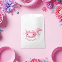 Roze axolotls