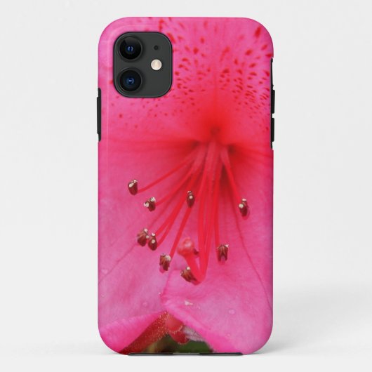 Roze azalea-bloem (rododendron). Case-Mate iPhone case (Achterkant)
