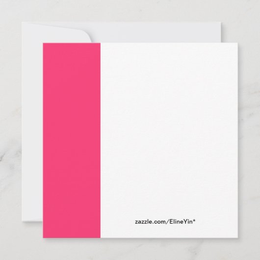 roze azalea bloemen kerstfeest kaart (Voorkant)