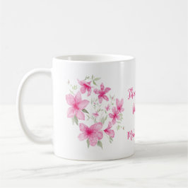 Roze Azalea Bloemen Koffiemok