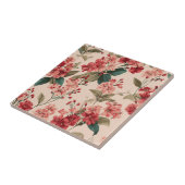  Roze Azalea Bloemenpatroon – Classic Tegeltje (Zijkant)