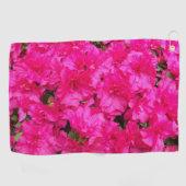 Roze Azalea Blooms Floral Golfhanddoek (Horizontaal)