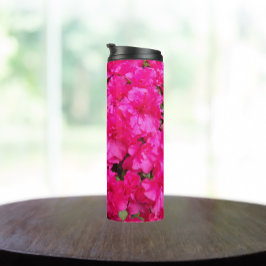 Roze Azalea Blooms Floral Thermosbeker