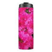 Roze Azalea Blooms Floral Thermosbeker (Voorkant)