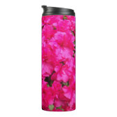 Roze Azalea Blooms Floral Thermosbeker (Geroteerd rechts)