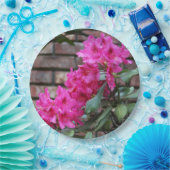 Roze Azalea Flowers Papieren Bordje (Feest)
