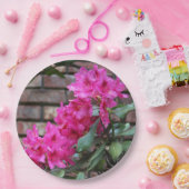 Roze Azalea Flowers Papieren Bordje (Feest)