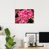 Roze Azalea Poster (Thuiskantoor)