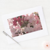 Roze Azalea Rechthoekige Sticker (Envelop)