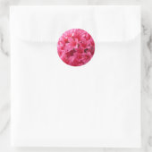Roze Azalea Ronde Sticker (Tas)
