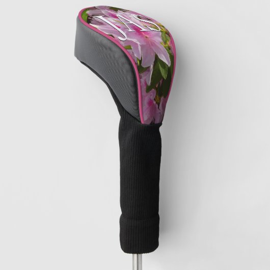 Roze Azalea Struik Spring Floral Golfheadcover (Schuin)