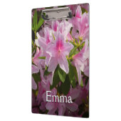 Roze Azalea Struik Spring Floral Klembord (Links)