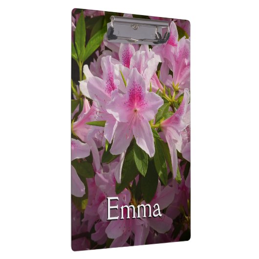Roze Azalea Struik Spring Floral Klembord (Rechts)