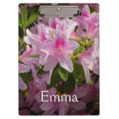 Roze Azalea Struik Spring Floral Klembord (Voorkant)