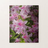 Roze Azalea Struik Spring Floral Legpuzzel (Verticaal)
