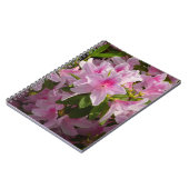 Roze Azalea Struik Spring Floral Notitieboek (Linkerzijde)