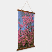  Roze Azaleas Floral Hangend Wandkleed (Gebogen)