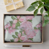 Roze Azaleas Floral Pattern Weefpapier Tissuepapier (Geschenk)