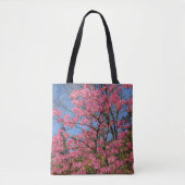  Roze Azaleas Floral Tote Bag (Voorkant)