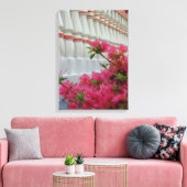 Roze Azaleas - Martha's wijngaard Canvas Afdruk (Insitu (Woonkamer))