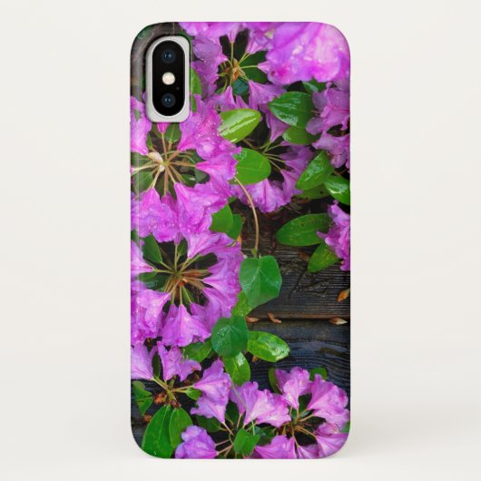 Roze Azaleasbloemen, bijtende hobbybostel Case-Mate iPhone Case (Achterkant)