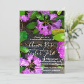 Roze Azaleasbloemen, bijtende hobbybostel Kaart (Staand voorkant)