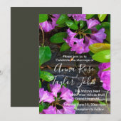 Roze Azaleasbloemen, bijtende hobbybostel Kaart (Voorkant / Achterkant)