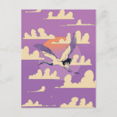 Roze Aziatische Kraanvogel Briefkaart (Voorkant)