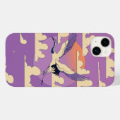 Roze Aziatische Kraanvogel Case-Mate iPhone Case (Achterkant (horizontaal))