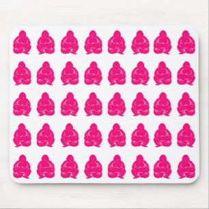 Roze Aziatische Moods Buddha Boys Muismat